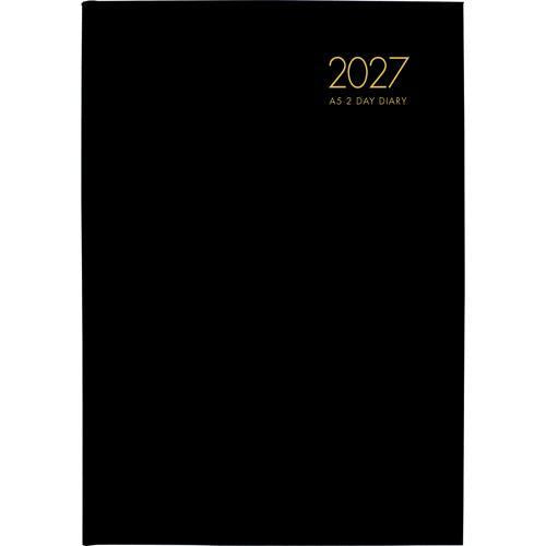 Windsor Diary A52 2 Day To Page Black 2027