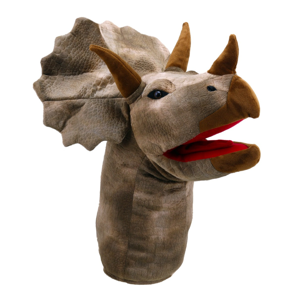 Puppet Co. - Large Dino Puppet Head - Triceratops