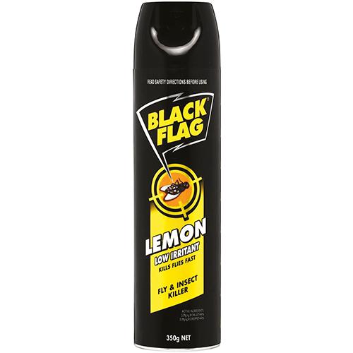 Black Flag Low Irritant Lemon Fly & Insect Killer 350g