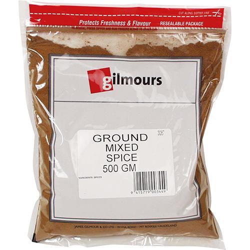Gilmours Ground Mixed Spice 500g
