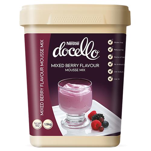 Nestle Docello Mxed Berry Dessert Mousse 1.9kg