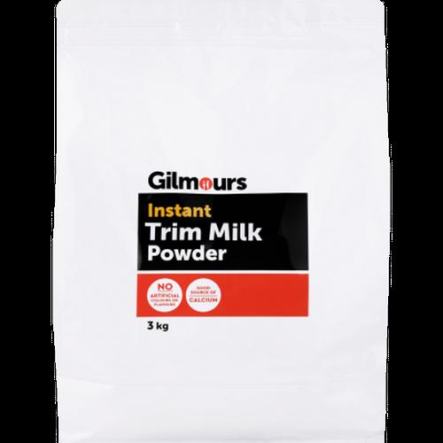 Gilmours Instant Trim Milk Powder 3kg