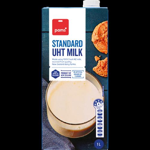Pams Standard UHT Milk 1l
