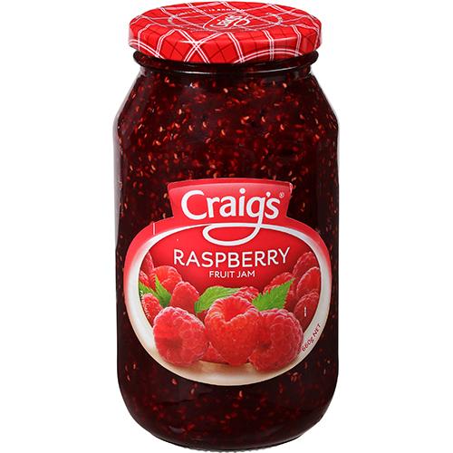 Craig's Raspberry Fruit Jam 660g