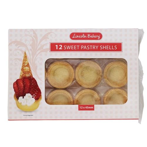 Lincoln Bakery Sweet Pastry Shell 45mm 12pk