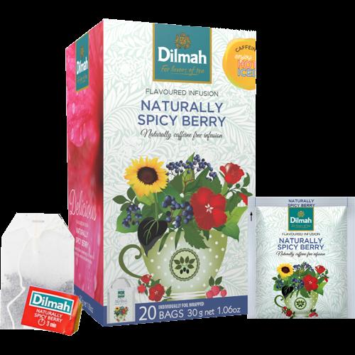Dilmah Naturally Spicy Berry Tea Bags 20 x 1.5g
