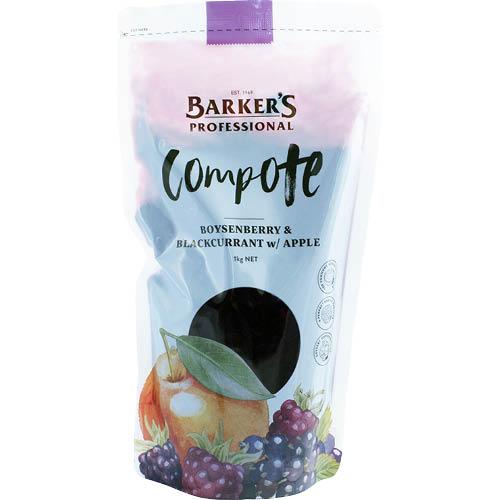 Barker's Boysenberry Blackcurrant Apple Compote 1kg