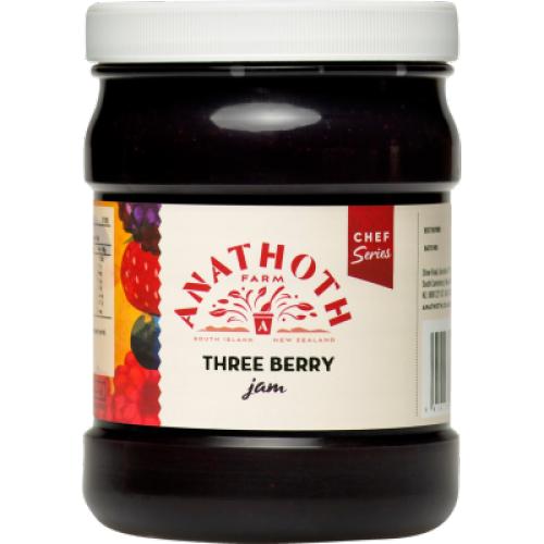 Anathoth Farm Three Berry Jam 1.25kg