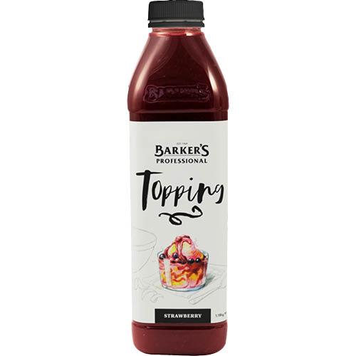 Barker's Strawberry Topping 1.18kg