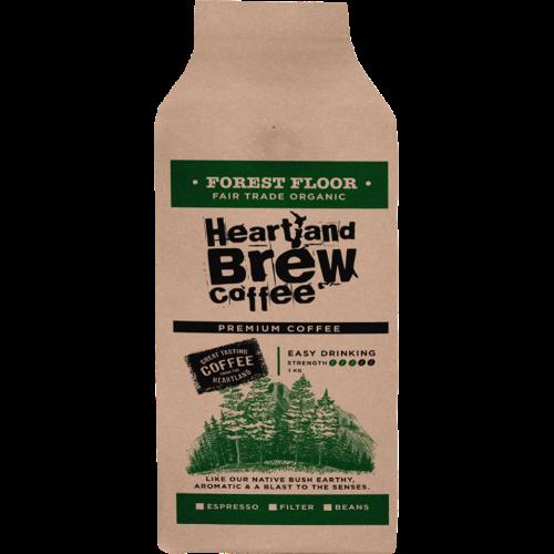 Heartland Coffee Forest Floor Premium Organic Coffee Beans 1kg