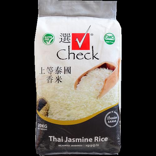 Check Thai Jasmine Rice 20kg