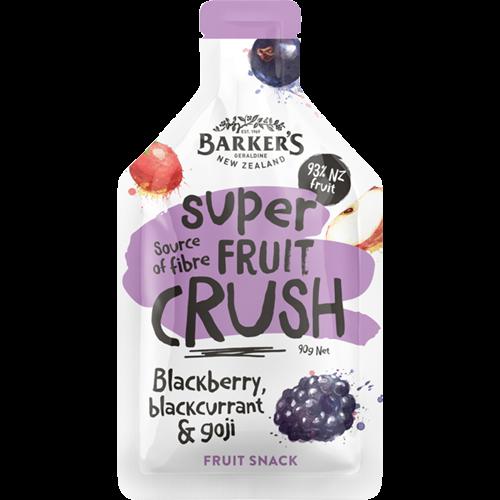 Barker's Blackberry Blackcurrant & Goji Super Fruit Crush 12 x 90g