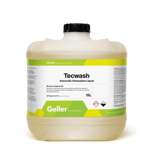 Geller Professional Tecwash Automatic Dishwasher Liquid C31 15l