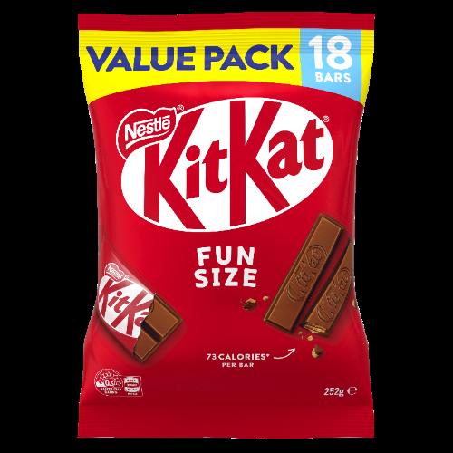 Nestle Kit Kat Funsize Milk Chocolate Sharepack 252g