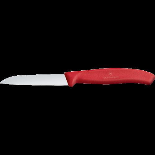 Victorinox Red Paring Kitchen Knife 8cm Straight 18g