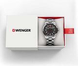 Watch - WENGER Terragraph 43mm SS Case Black Dial SS Bracelet