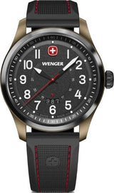 Watch - WENGER Terragraph 43mm Black/Bronze Case Black Dial/Strap