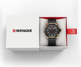 Watch - WENGER Terragraph 43mm Bronze Case Black Dial/Silicon Strap
