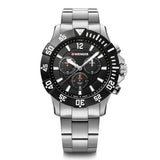 Watch - WENGER Seaforce Chrono 43mm Black Dial SS Bracelet