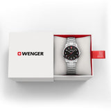 Watch - WENGER City Sport 34mm Black Dial SS Bracelet