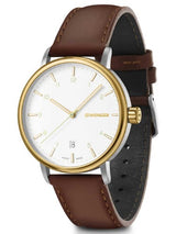 Watch - WENGER Urban Classic 40mm 3N/SST Silv-White Dial, Brown Strap