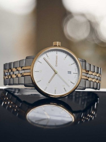 Watch - WENGER Urban Classic 40mm Silver White Dial 2T Bracelet