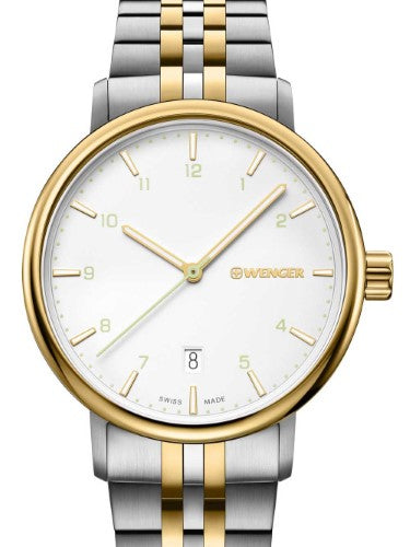 Watch - WENGER Urban Classic 40mm Silver White Dial 2T Bracelet