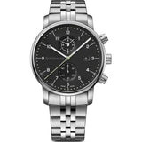 Watch - WENGER Urban Classic Chrono 42mm Black Dial SS Bracelet