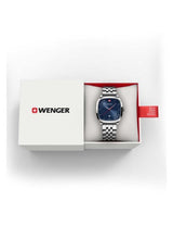 Watch - WENGER Vintage Classic 37mm Blue Dial SS Bracelet