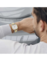 Watch - WENGER Vintage Classic 37mm White Dial 2 Tone