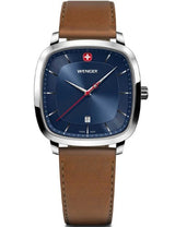 Watch - WENGER Vintage Classic 37mm Blue Dial Brown Smartcycle