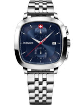 Watch - WENGER Vintage Classic Chrono 39.5mm Blue Dial SS Bracelet