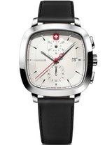 Watch - WENGER Vintage Classic Chrono 39.5mm White Dial Black Strap