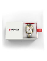 Watch - WENGER Vintage Classic Chrono 39.5mm 2-T Case/Bracelet White Dial
