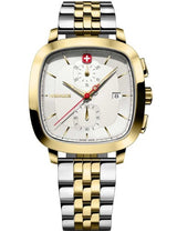 Watch - WENGER Vintage Classic Chrono 39.5mm 2-T Case/Bracelet White Dial