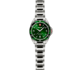 Watch - WENGER Executive 40mm Green Dial SS Bracelet