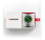 Watch - WENGER Executive 40mm Green Dial SS Bracelet