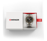 Watch - WENGER Executive 40mm Black Dial 2 Tone Bracelet