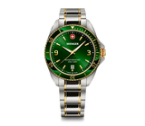 Watch - WENGER Executive 40mm Green Dial 2 Tone Bracelet