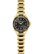 Watch - WENGER Executive 40mm Gold SS Case & Bracelet Black dial