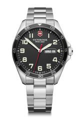 Watch - VICTORINOX FieldForce 42mm SS Bracelet - Black Dial