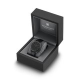 Watch - VICTORINOX Alliance 40mm Black Leather Strap Black Dial