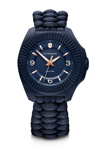 Watch - VICTORINOX I.N.O.X. V 37mm Blue Paracord Strap Blue Dial