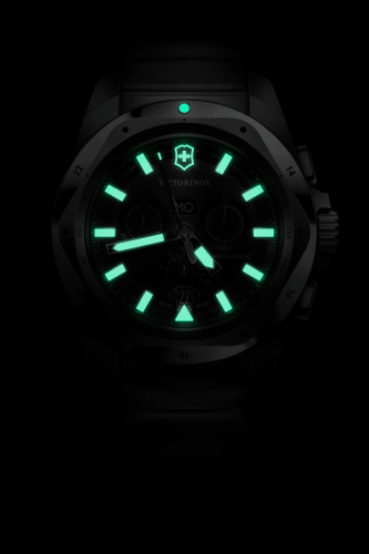 Watch - VICTORINOX I.N.O.X Chr 43 Black Rub Strap Black Dial