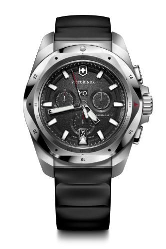 Watch - VICTORINOX I.N.O.X Chr 43 Black Rub Strap Black Dial
