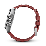 Watch - VICTORINOX I.N.O.X Chr 43mm Red Rubber Strap Red Dial