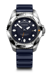 Watch - VICTORINOX Dive Pro 43mm Blue Rubber Strap (Blue)