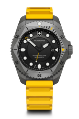 Watch - VICTORINOX Dive Pro 43mm Yellow Rubber Strap Black Dial