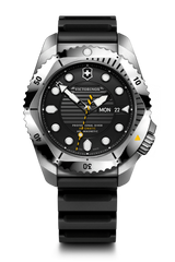 Watch - VICTORINOX Dive Pro Auto 43mm Black Rubber Strap Black Dial