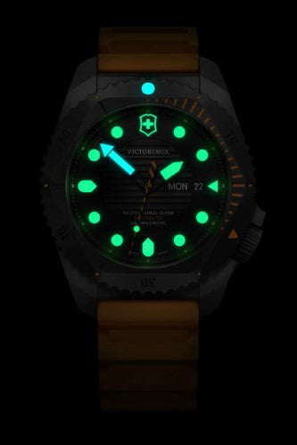 Watch - VICTORINOX Dive Pro Auto 43mm Orange Rubber Strap Black Dial